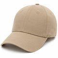 Baseballkappe Einheitsgröße Baumwolle Beige mit gebogenem Schirm für den Alltag