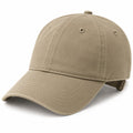 Baseballkappe Einheitsgröße Baumwollstoff Beige verstellbar