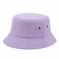 Bucket Hat Einheitsgröße Textilgewebe Flieder Freizeit Sonnenschutz