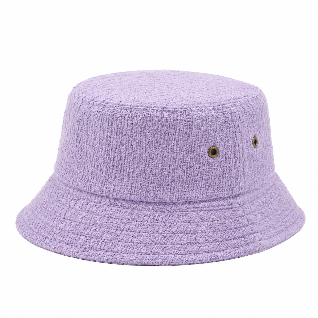 Bucket Hat Einheitsgröße Textilgewebe Flieder Freizeit Sonnenschutz